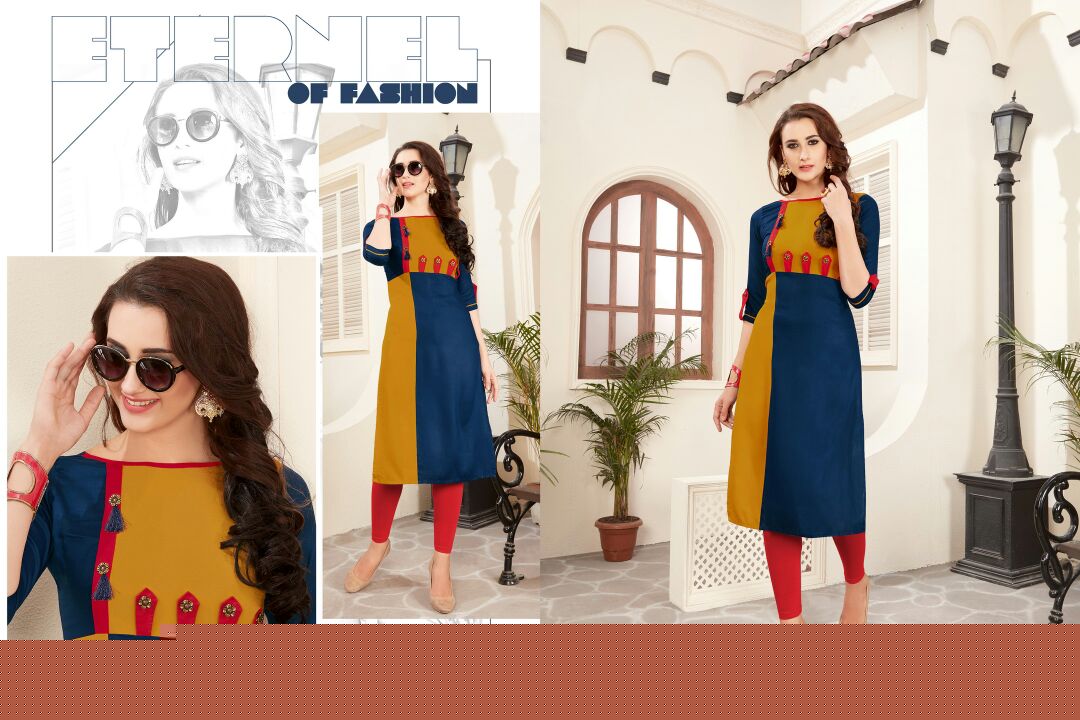 Fashion Grace By Veera Tex 1001 To 1006 Series Stylish Colorful Fancy Beautiful Party Wear & Ethnic Wear Rayon Printed Kurtis At Wholesale Price