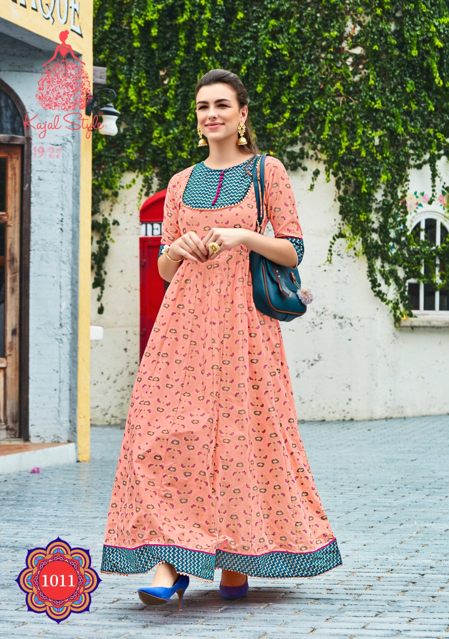 Fashion Loreal Vol-1 By Kajal Style 1001 To 1012 Series Beautiful Stylish Fancy Colorful Casual Wear & Ethnic Wear Heavy Rayon Printed Kurtis At Wholesale Price