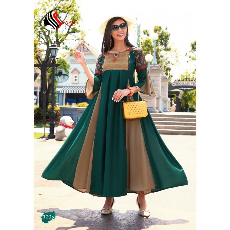 Fashion Raftaar Vol-1 By Sawan Creation 1001 To 1008 Series Stylish Fancy Beautiful Colorful Casual Wear & Ethnic Wear Muslin With Heavy Modal With Digital Printed Kurtis At Wholesale Price
