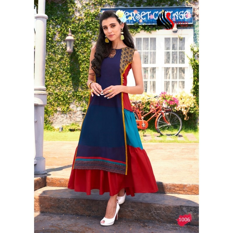 Fashion Raftaar Vol-1 By Sawan Creation 1001 To 1008 Series Stylish Fancy Beautiful Colorful Casual Wear & Ethnic Wear Muslin With Heavy Modal With Digital Printed Kurtis At Wholesale Price