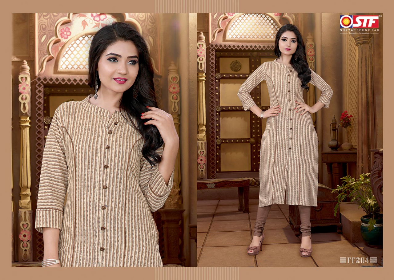 Feel Fresh By Surya Techno Fab 201 To 208 Series Stylish Fancy Colorful Collection Casual Wear & Ethnic Wear South Cotton Printed Kurtis At Wholesale Price