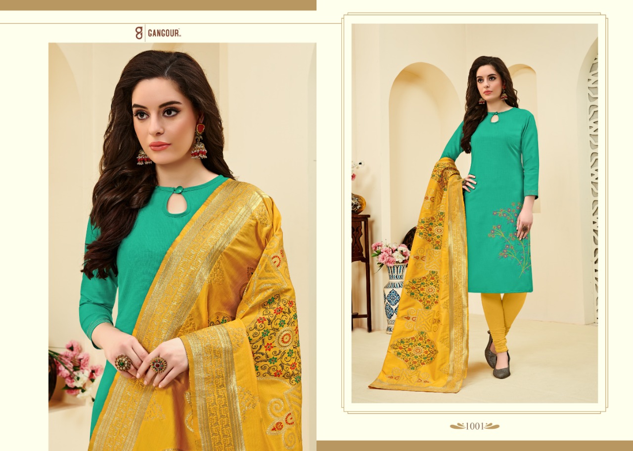 Femina By One Choice 1001 To 1006 Series Designer Wedding Collection Beautiful Stylish Fancy Colorful Party Wear & Occasional Wear Cotton Slub Dresses At Wholesale Price