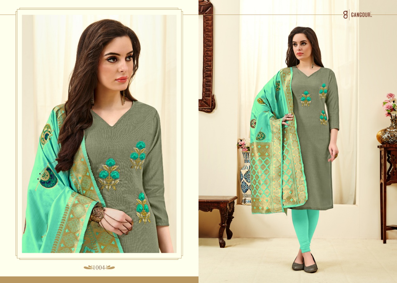 Femina By One Choice 1001 To 1006 Series Designer Wedding Collection Beautiful Stylish Fancy Colorful Party Wear & Occasional Wear Cotton Slub Dresses At Wholesale Price