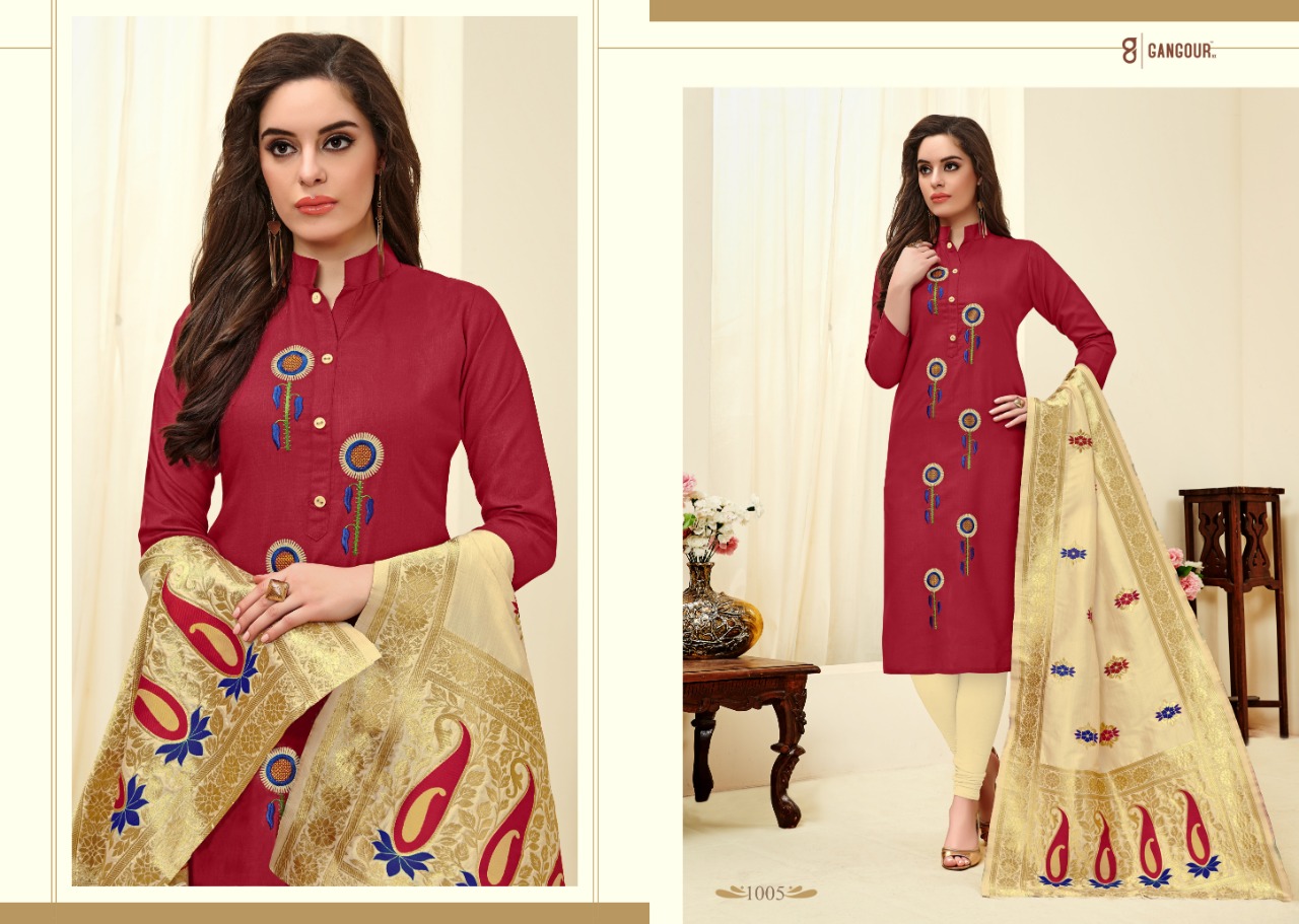 Femina By One Choice 1001 To 1006 Series Designer Wedding Collection Beautiful Stylish Fancy Colorful Party Wear & Occasional Wear Cotton Slub Dresses At Wholesale Price