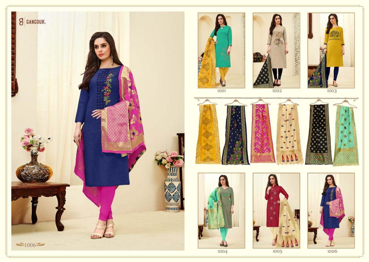 Femina By One Choice 1001 To 1006 Series Designer Wedding Collection Beautiful Stylish Fancy Colorful Party Wear & Occasional Wear Cotton Slub Dresses At Wholesale Price