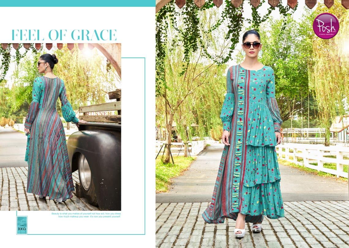 Femina By Posh 1001 To 1005 Series Beautiful Stylish Fancy Colorful Casual Wear & Ethnic Wear & Ready To Wear Fancy Kurtis At Wholesale Price