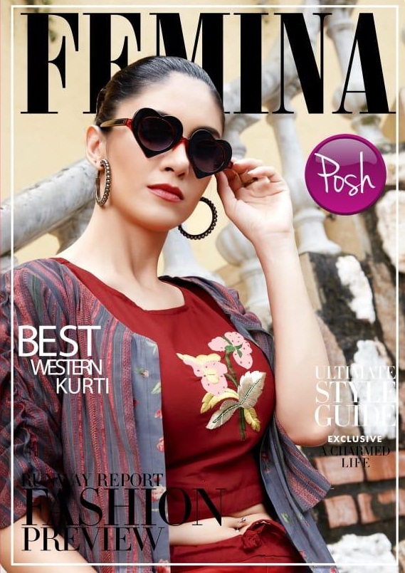 Femina By Posh 1001 To 1005 Series Beautiful Stylish Fancy Colorful Casual Wear & Ethnic Wear & Ready To Wear Fancy Kurtis At Wholesale Price