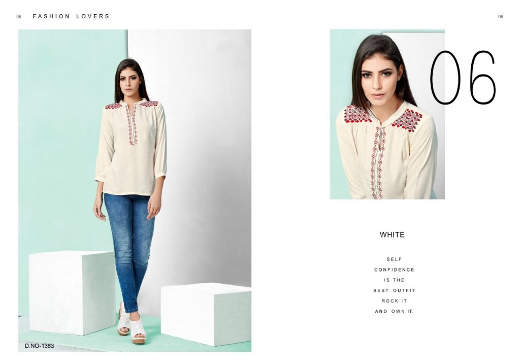 Fiona Vol-5 Nx By Mrigya 1378 To 1385 Series Beautiful Colorful Stylish Fancy Casual Wear & Ethnic Wear & Ready To Wear Rayon Embroidered Kurtis/ Tops At Wholesale Price