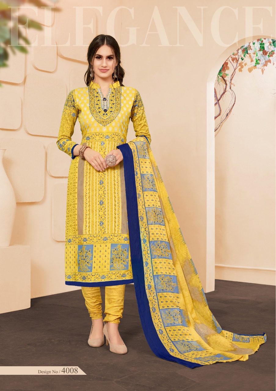Firdous Vol-4 By Slt 4001 To 4010 Series Beautiful Suits Stylish Fancy Colorful Casual Wear & Ethnic Wear Cotton Printed Dresses At Wholesale Price