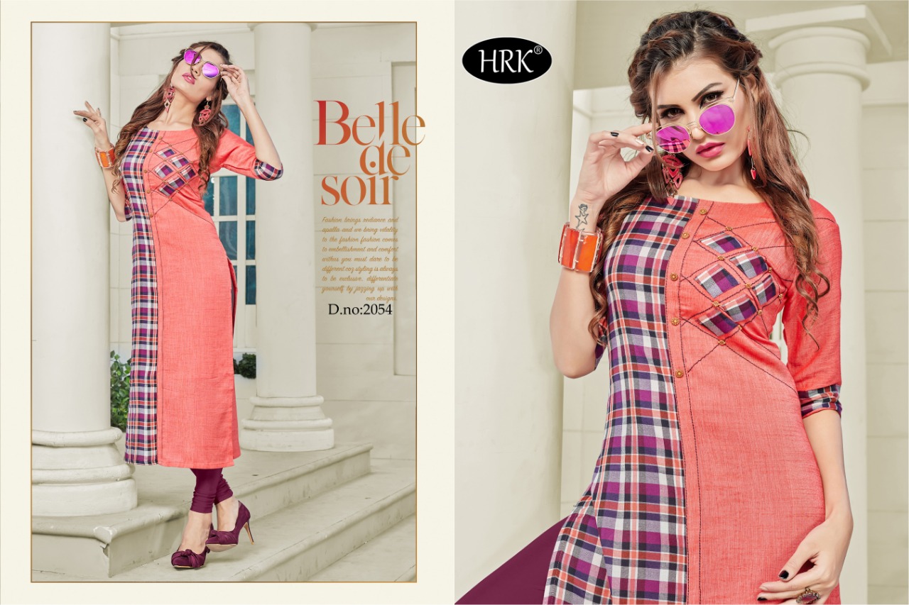 Flaour Vol-1 By Hrk 2052 To 2056 Series Beautiful Stylish Fancy Colorful Casual Wear & Ethnic Wear & Ready To Wear Fancy Mix Kurtis At Wholesale Price
