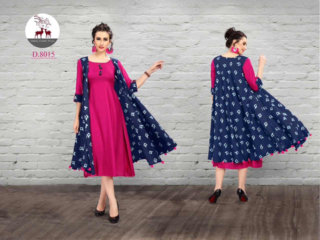 Flaunt Vol-2 By Mrigya 8013 To 8020 Series Beautiful Stylish Fancy Colorful Casual Wear & Ethnic Wear Rayon Printed Kurtis At Wholesale Price