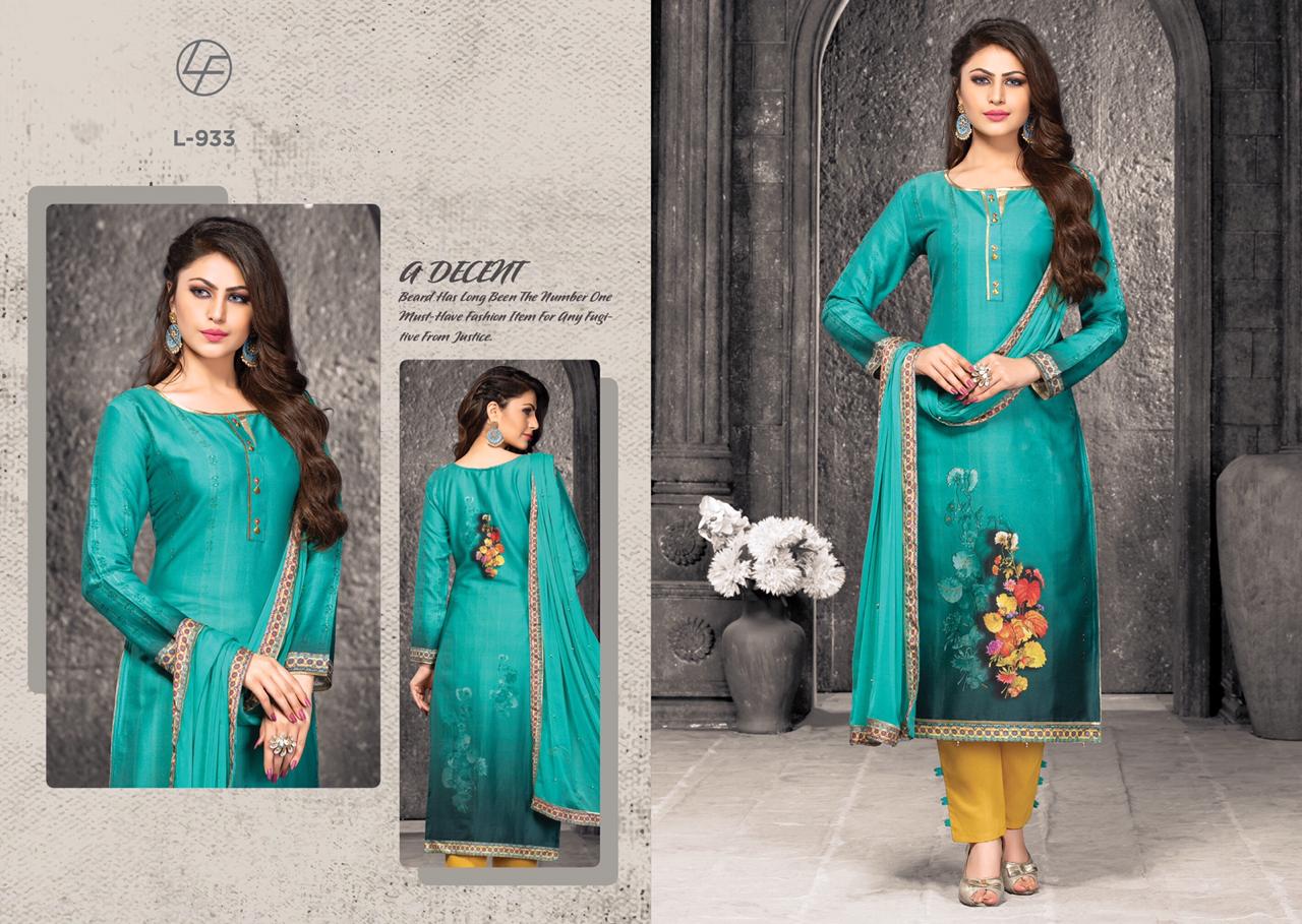 Florance By Linking Fashion 933 To 938 Series Beautiful Patiyala Suits Colorful Stylish Fancy Casual Wear & Ethnic Wear Jam Cotton Digital Printed Dresses At Wholesale Price