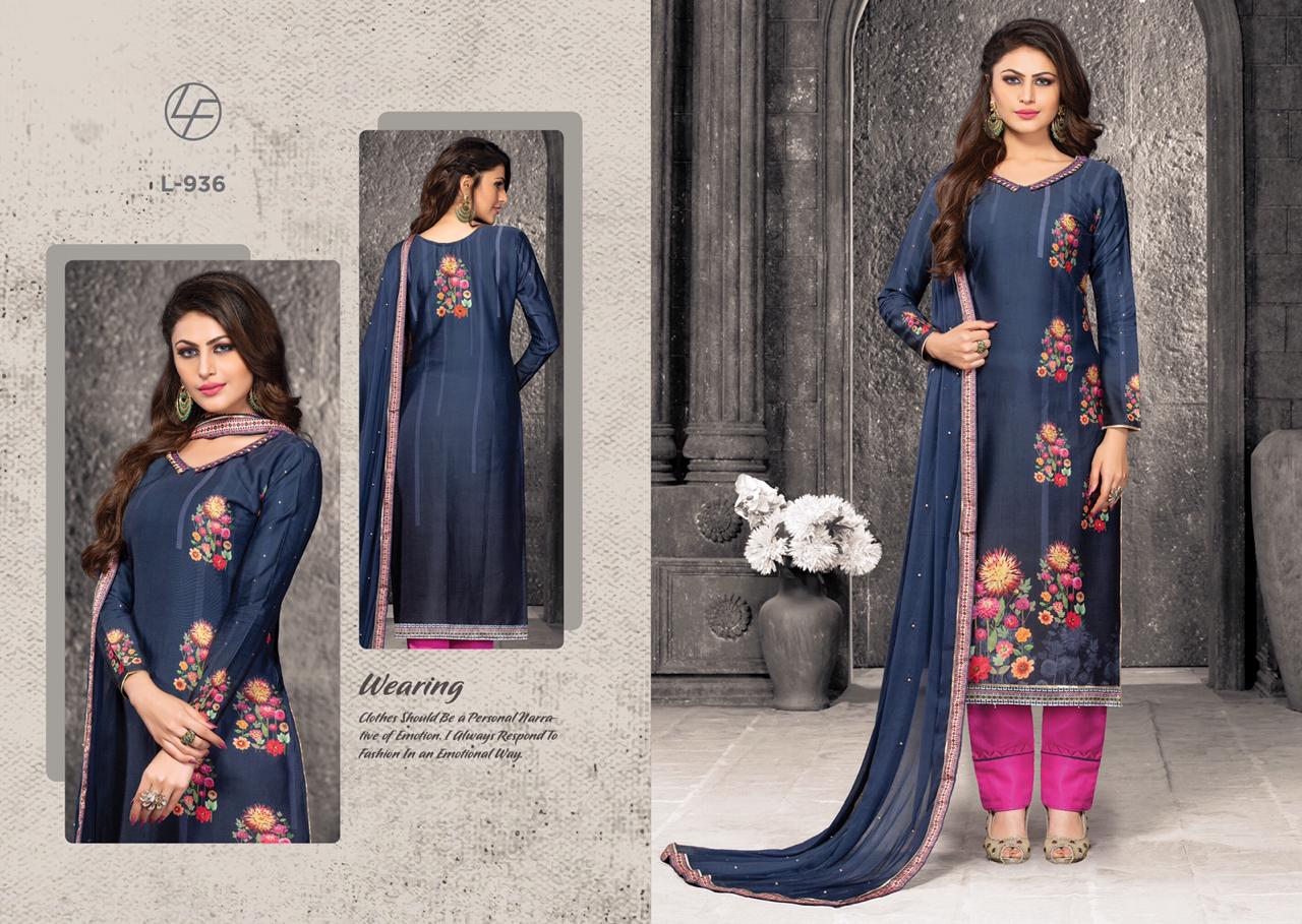 Florance By Linking Fashion 933 To 938 Series Beautiful Patiyala Suits Colorful Stylish Fancy Casual Wear & Ethnic Wear Jam Cotton Digital Printed Dresses At Wholesale Price