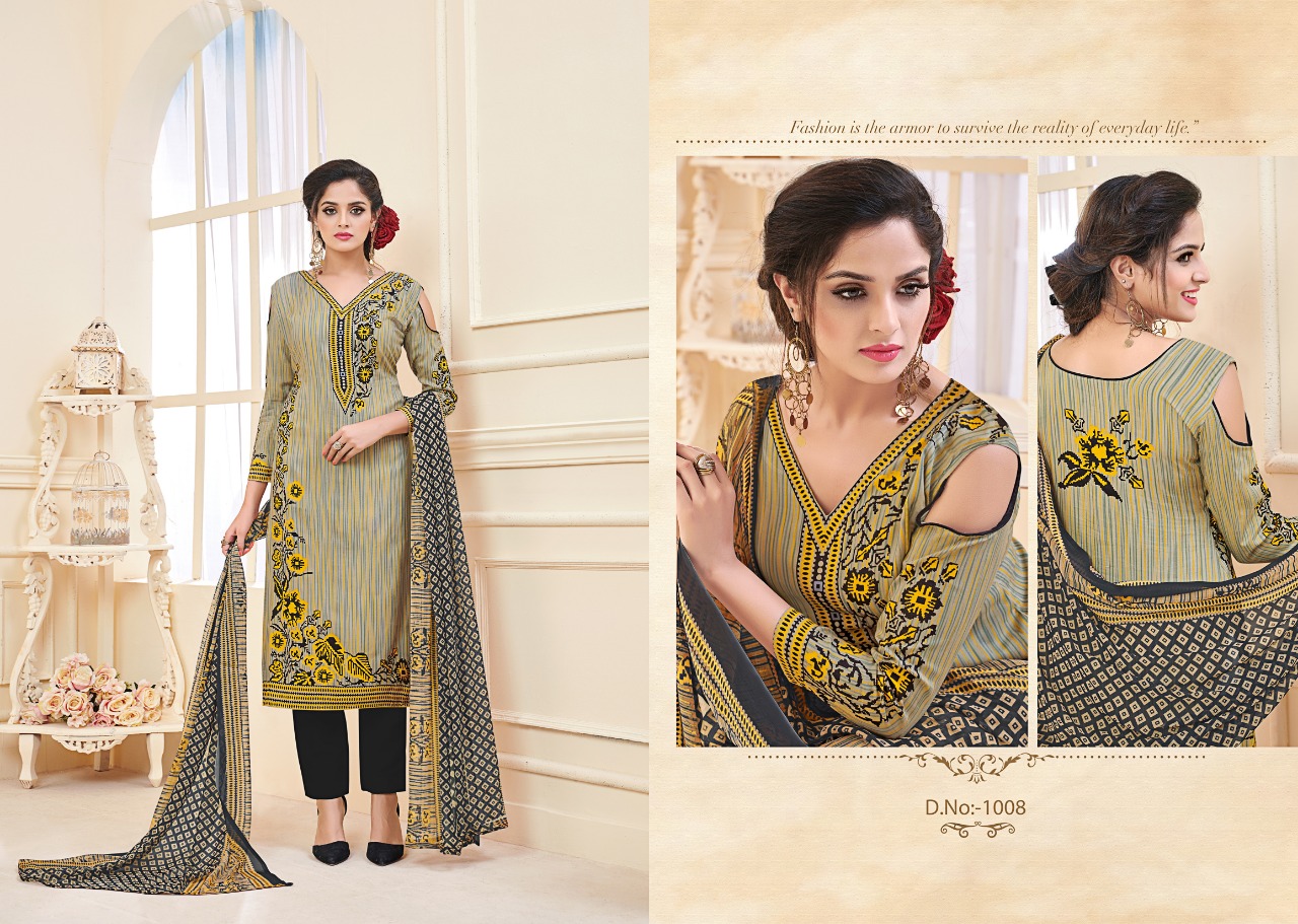 Florance By Ravi Creation 1001 To 1008 Series Beautiful Suits Stylish Fancy Colorful Casual Wear & Ethnic Wear Rayon Cotton Printed Dresses At Wholesale Price