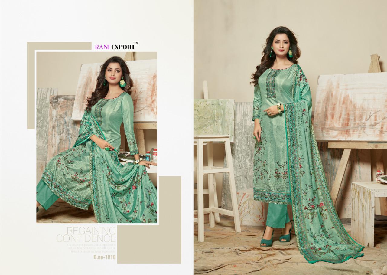Floranja By Rani Exports 1018 To 1025 Series Beautiful Suits Collection Beautiful Stylish Fancy Colorful Casual Wear & Ethnic Wear Dolla Cotton Silk Dresses At Wholesale Price