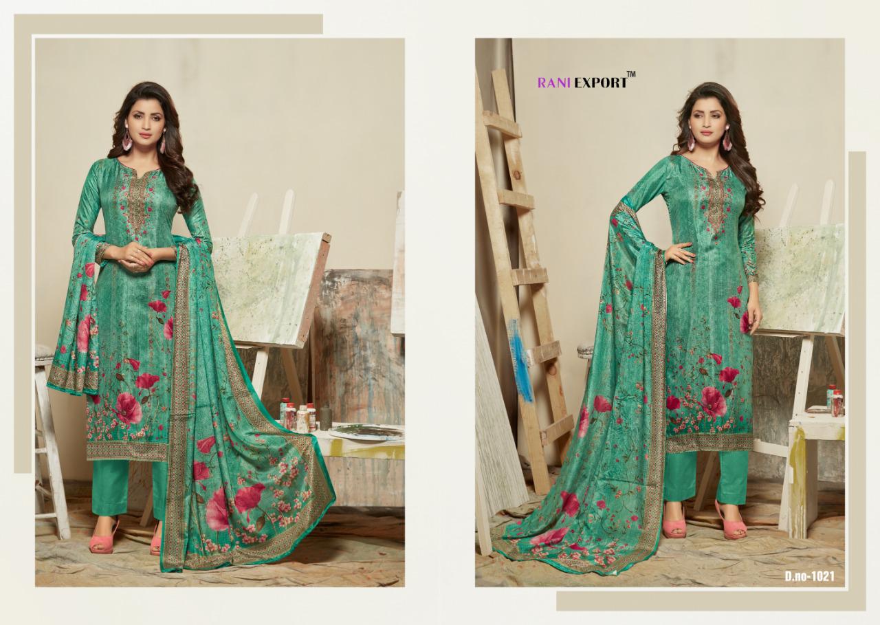 Floranja By Rani Exports 1018 To 1025 Series Beautiful Suits Collection Beautiful Stylish Fancy Colorful Casual Wear & Ethnic Wear Dolla Cotton Silk Dresses At Wholesale Price