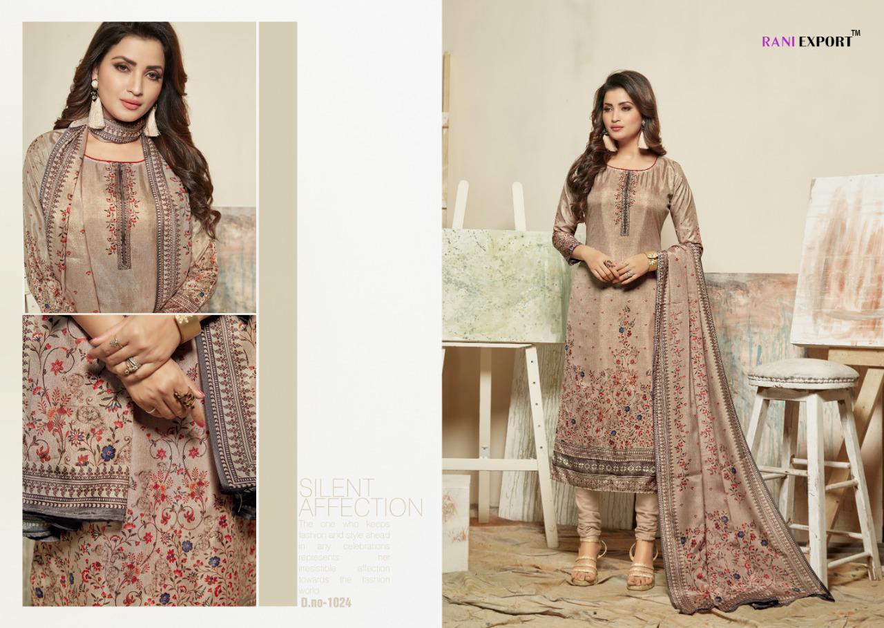 Floranja By Rani Exports 1018 To 1025 Series Beautiful Suits Collection Beautiful Stylish Fancy Colorful Casual Wear & Ethnic Wear Dolla Cotton Silk Dresses At Wholesale Price