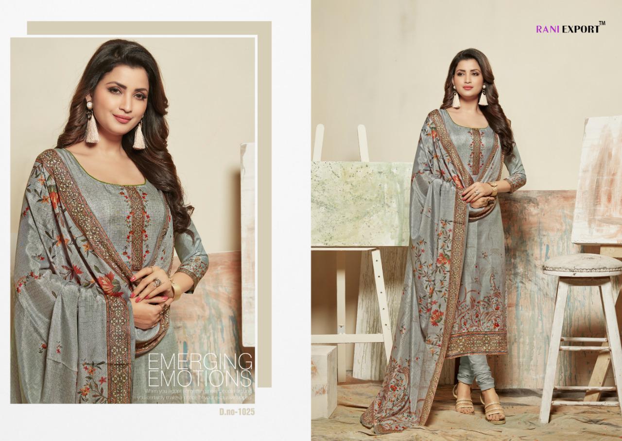 Floranja By Rani Exports 1018 To 1025 Series Beautiful Suits Collection Beautiful Stylish Fancy Colorful Casual Wear & Ethnic Wear Dolla Cotton Silk Dresses At Wholesale Price