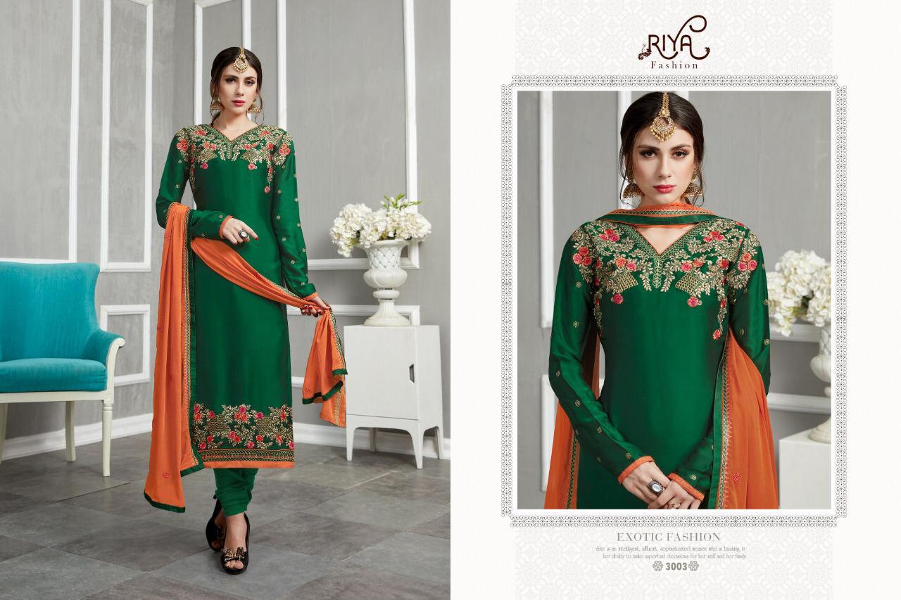 Sale Florida By Riya Fashion 3001 To 3007 Series Designer Sharara Suits Collection Beautiful Stylish Colorful Fancy Party Wear & Occasional Wear Satin Georgette Dresses At Wholesale Price