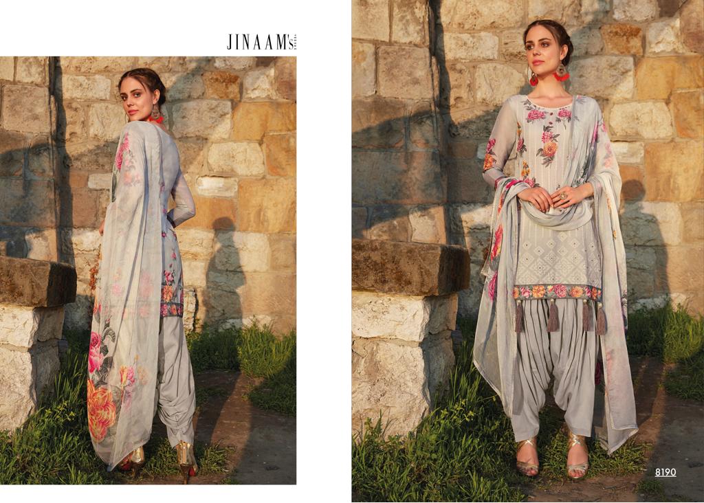 Freesia By Jinaam Dresses 8185 To 8193 Series Designer Suits Collection Beautiful Stylish Fancy Colorful Party Wear & Ethnic Wear Cotton Lawn Printed Dresses At Wholesale Price