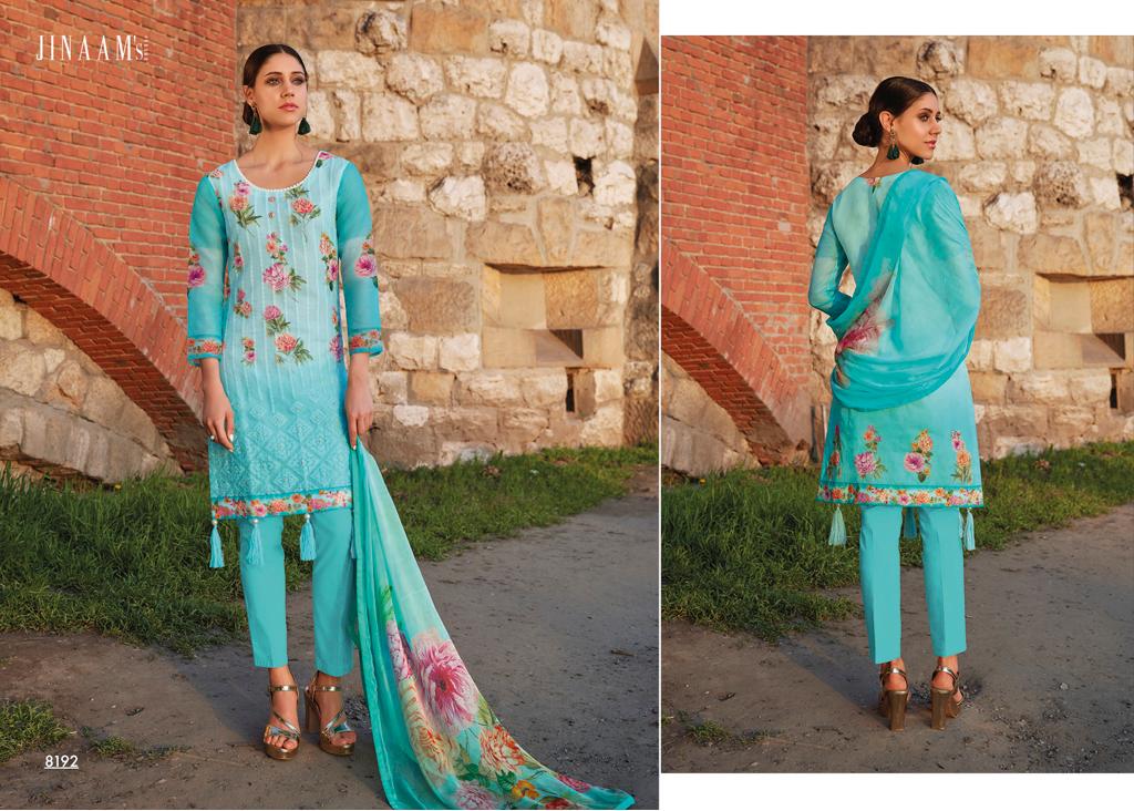 Freesia By Jinaam Dresses 8185 To 8193 Series Designer Suits Collection Beautiful Stylish Fancy Colorful Party Wear & Ethnic Wear Cotton Lawn Printed Dresses At Wholesale Price