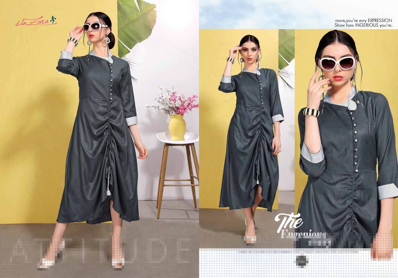 Funky Town By Sin Zara 1001 To 1008 Series Designer Beautiful Stylish Colorful Fancy Ready To Wear & Casual Wear & Ethnic Wear Cotton Kurtis At Wholesale Price