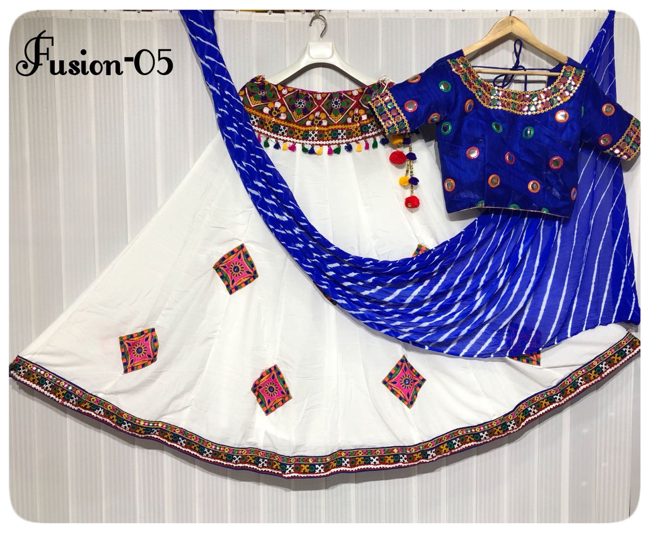 Fusion Vol-05 By Fashid Wholesale 501 To 504 Series Designer Beautiful Navratri Collection Occasional Wear & Party Wear Pure Maslin Silk Lehengas At Wholesale Price