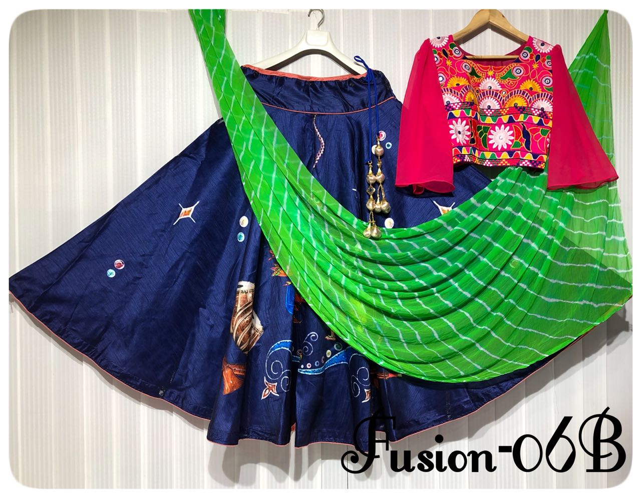 Fusion Vol-06 By Fashid Wholesale 06 & 06-b Series Designer Beautiful Navratri Collection Occasional Wear & Party Wear Pure Tafeta Silk Digital Printed Lehengas At Wholesale Price