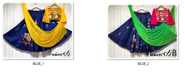 Fusion Vol-06 By Fashid Wholesale 06 & 06-b Series Designer Beautiful Navratri Collection Occasional Wear & Party Wear Pure Tafeta Silk Digital Printed Lehengas At Wholesale Price