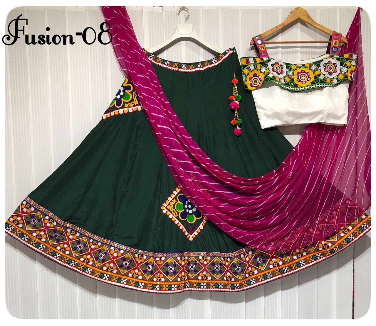 Fusion Vol-08 By Fashid Wholesale 08-a & 08-d Series Designer Beautiful Navratri Collection Occasional Wear & Party Wear Pure Muslin Silk Embroidered Lehengas At Wholesale Price