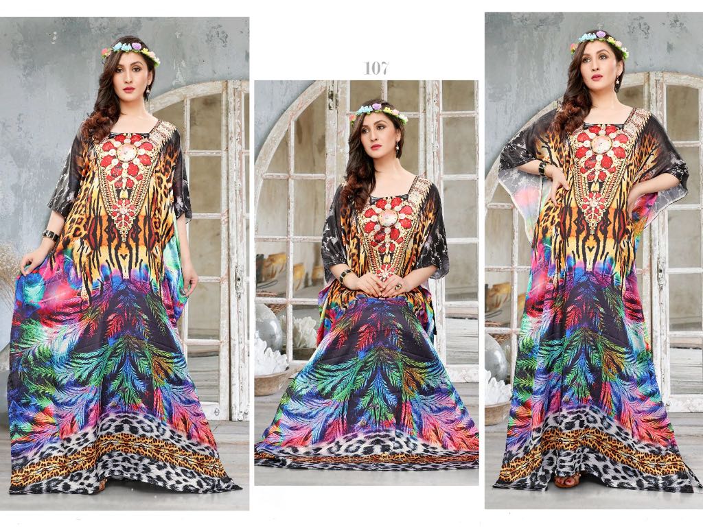 Gazal Vol-14 By Jugnii 101 To 108 Series Designer Stylish Fancy Colorful Beautiful Ethnic Wear & Casual Wear Japan Crepe Printed Kurtis At Wholesale Price