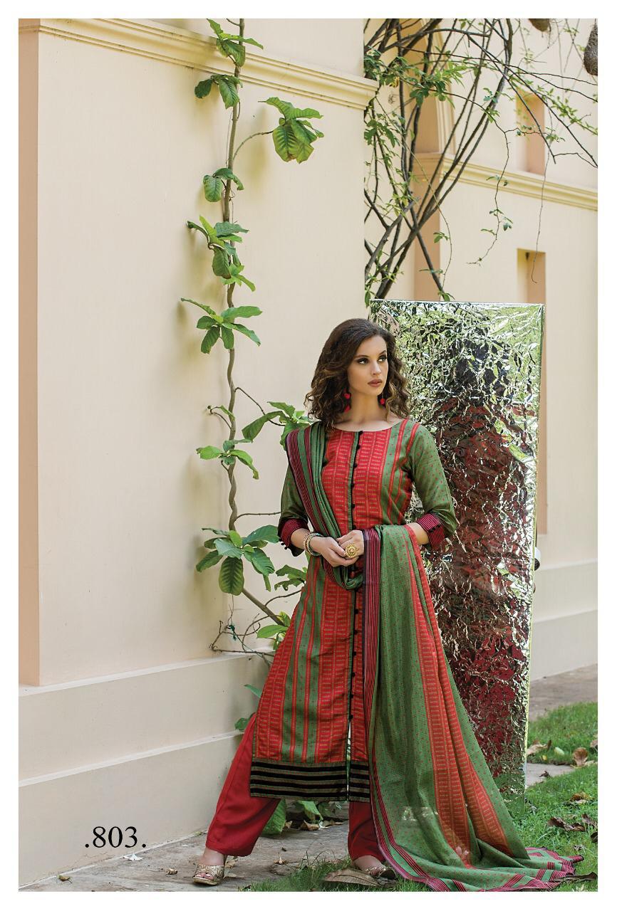 Gazzal By Sri 802 To 809 Series Beautiful Suits Stylish Fancy Colorful Party Wear & Ethnic Wear Fine Cotton Satin Dresses At Wholesale Price