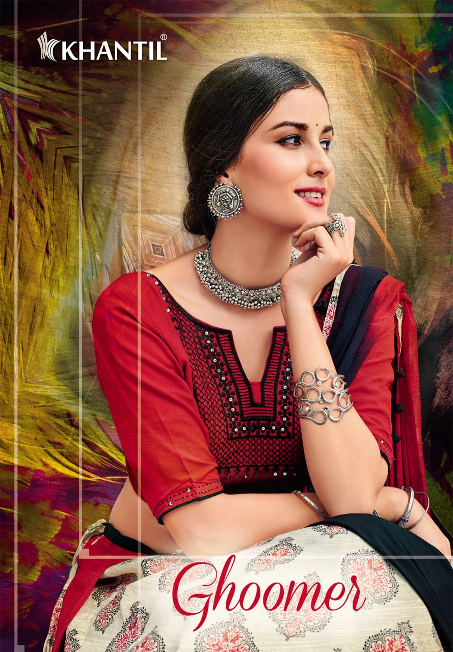 Ghoomer By Khantil 1008 To 1010 Series Designer Beautiful Collection Occasional Wear & Party Wear Rayon/cotton Printed Lehengas At Wholesale Price