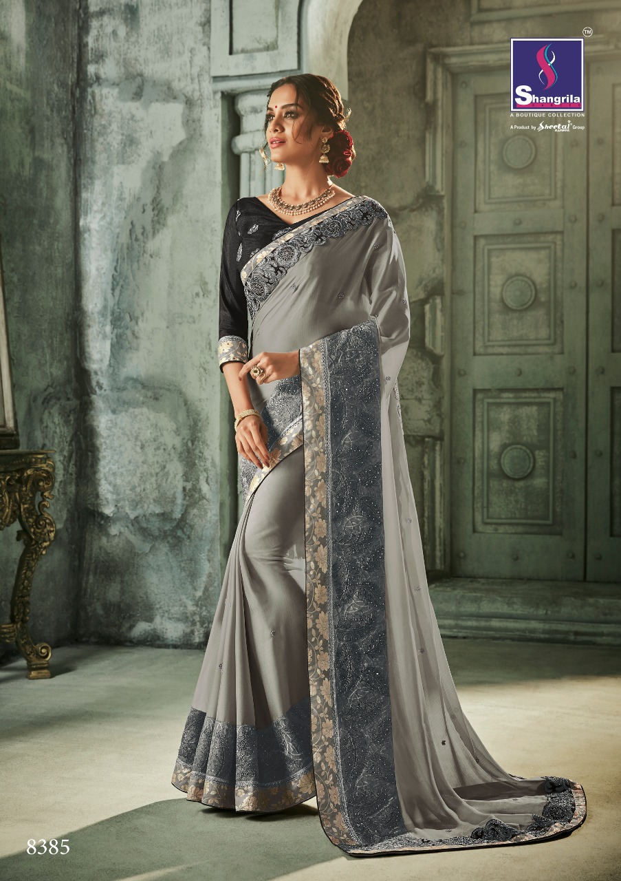 Ghunghat By Shangrila Sarees 8381 To 8392 Series Indian Traditional Wear Collection Beautiful Stylish Fancy Colorful Party Wear & Occasional Wear Two Tone Sarees At Wholesale Price