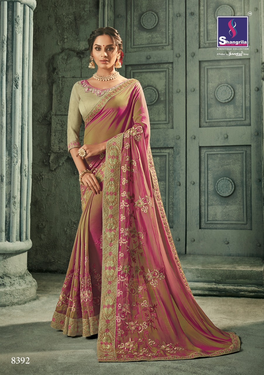 Ghunghat By Shangrila Sarees 8381 To 8392 Series Indian Traditional Wear Collection Beautiful Stylish Fancy Colorful Party Wear & Occasional Wear Two Tone Sarees At Wholesale Price