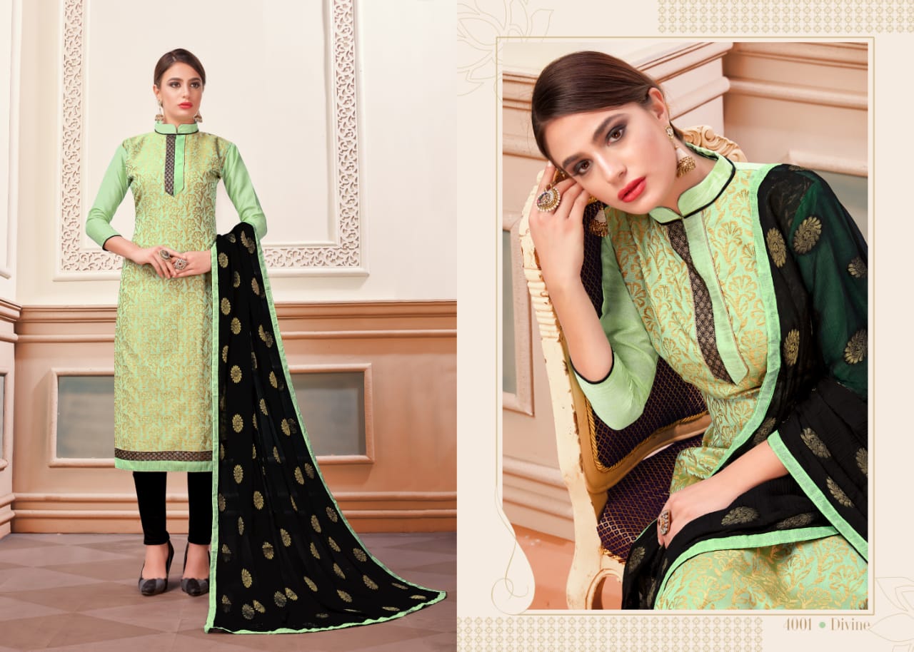 Glamour Vol-4 By Smf 4001 To 4012 Series Beautiful Suits Colorful Stylish Fancy Party Wear & Ethnic Wear Fancy Jacquard Silk Dresses At Wholesale Price