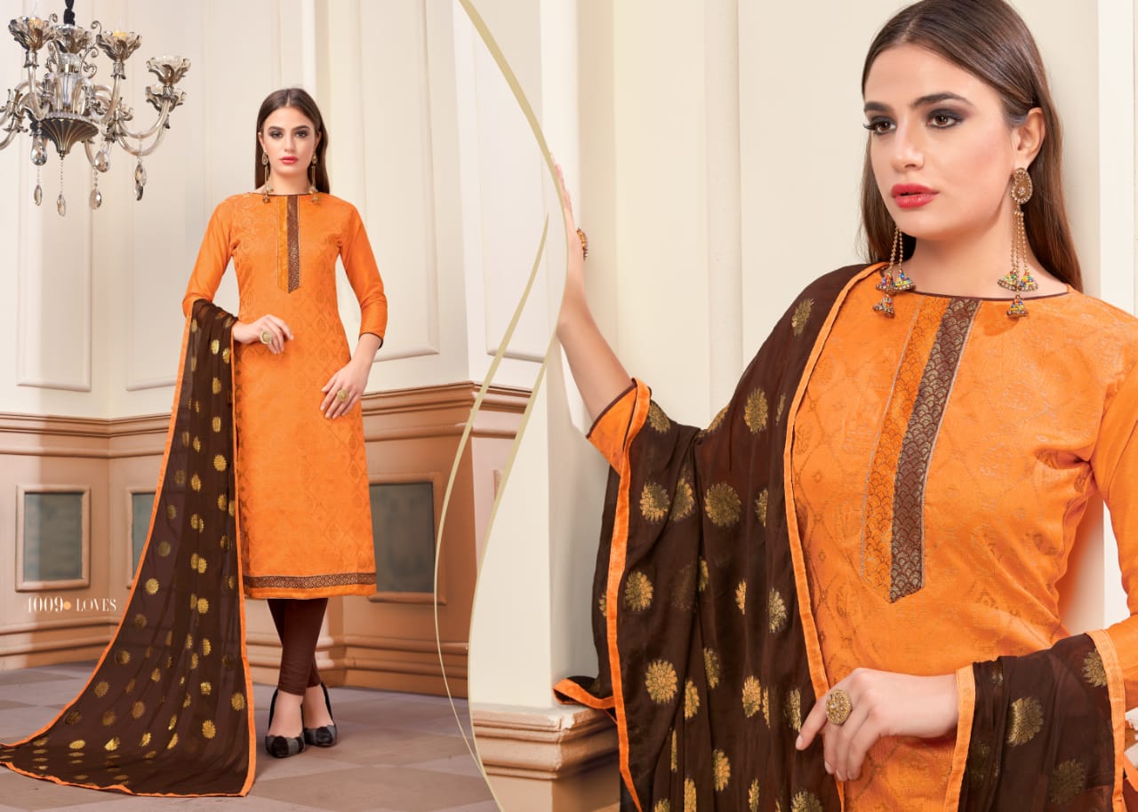 Glamour Vol-4 By Smf 4001 To 4012 Series Beautiful Suits Colorful Stylish Fancy Party Wear & Ethnic Wear Fancy Jacquard Silk Dresses At Wholesale Price
