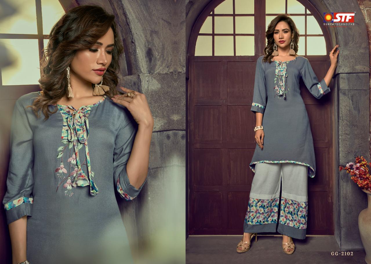 Glamour Girl Vol- 21 By Surya Techno Fab 2101 To 2108 Series Beautiful Colorful Stylish Fancy Casual Wear & Ethnic Wear & Ready To Wear High Quality Rayon Flex With Embroidery Kurtis At Wholesale Price