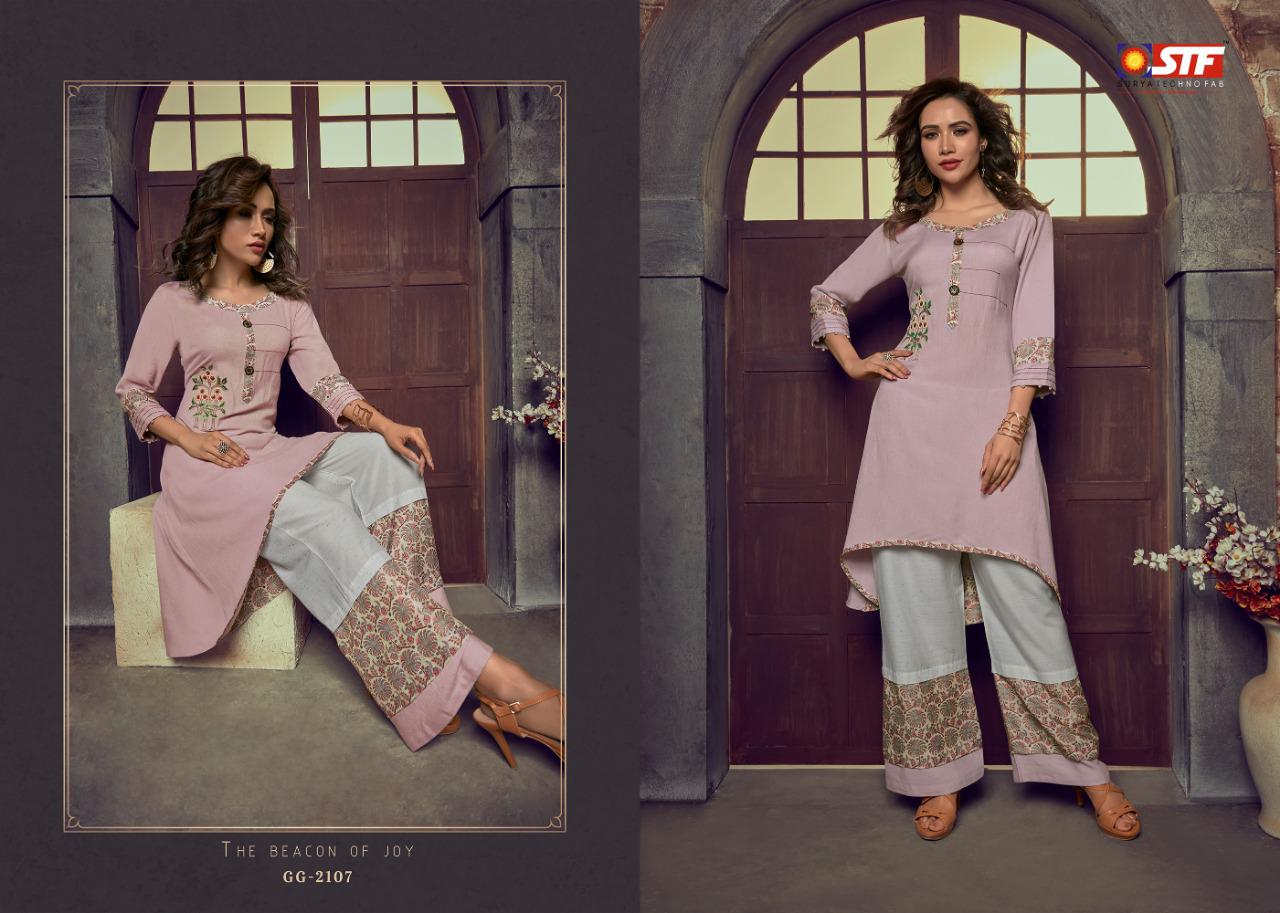 Glamour Girl Vol- 21 By Surya Techno Fab 2101 To 2108 Series Beautiful Colorful Stylish Fancy Casual Wear & Ethnic Wear & Ready To Wear High Quality Rayon Flex With Embroidery Kurtis At Wholesale Price