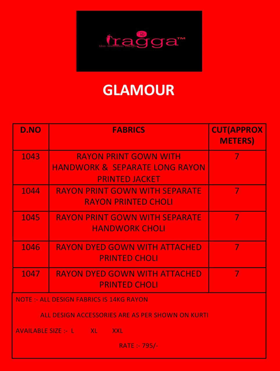 Glamour By Ragga 1043 To 1047 Series Beautiful Stylish Fancy Colorful Casual Wear & Ethnic Wear Rayon Printed Kurtis At Wholesale Price