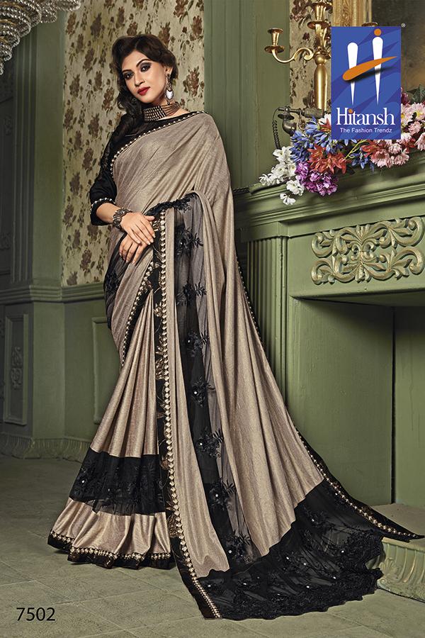 Glorina By Hitansh 7501 To 7514 Series Indian Traditional Wear Collection Beautiful Stylish Fancy Colorful Party Wear & Occasional Wear Exclusive Fancy Printed Sarees At Wholesale Price