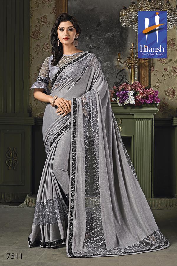 Glorina By Hitansh 7501 To 7514 Series Indian Traditional Wear Collection Beautiful Stylish Fancy Colorful Party Wear & Occasional Wear Exclusive Fancy Printed Sarees At Wholesale Price