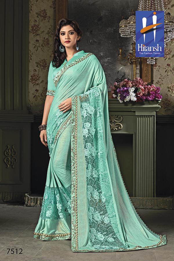 Glorina By Hitansh 7501 To 7514 Series Indian Traditional Wear Collection Beautiful Stylish Fancy Colorful Party Wear & Occasional Wear Exclusive Fancy Printed Sarees At Wholesale Price
