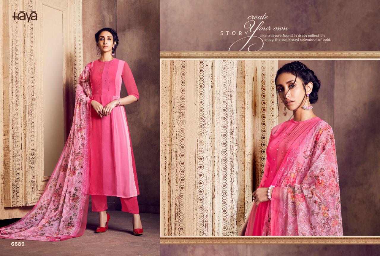 Glorist By Haya 6681 To 6691 Series Designer Pakistani Suits Beautiful Stylish Fancy Colorful Festive Collection Party Wear & Occasional Wear Pure Georgette Embroidered Dresses At Wholesale Price