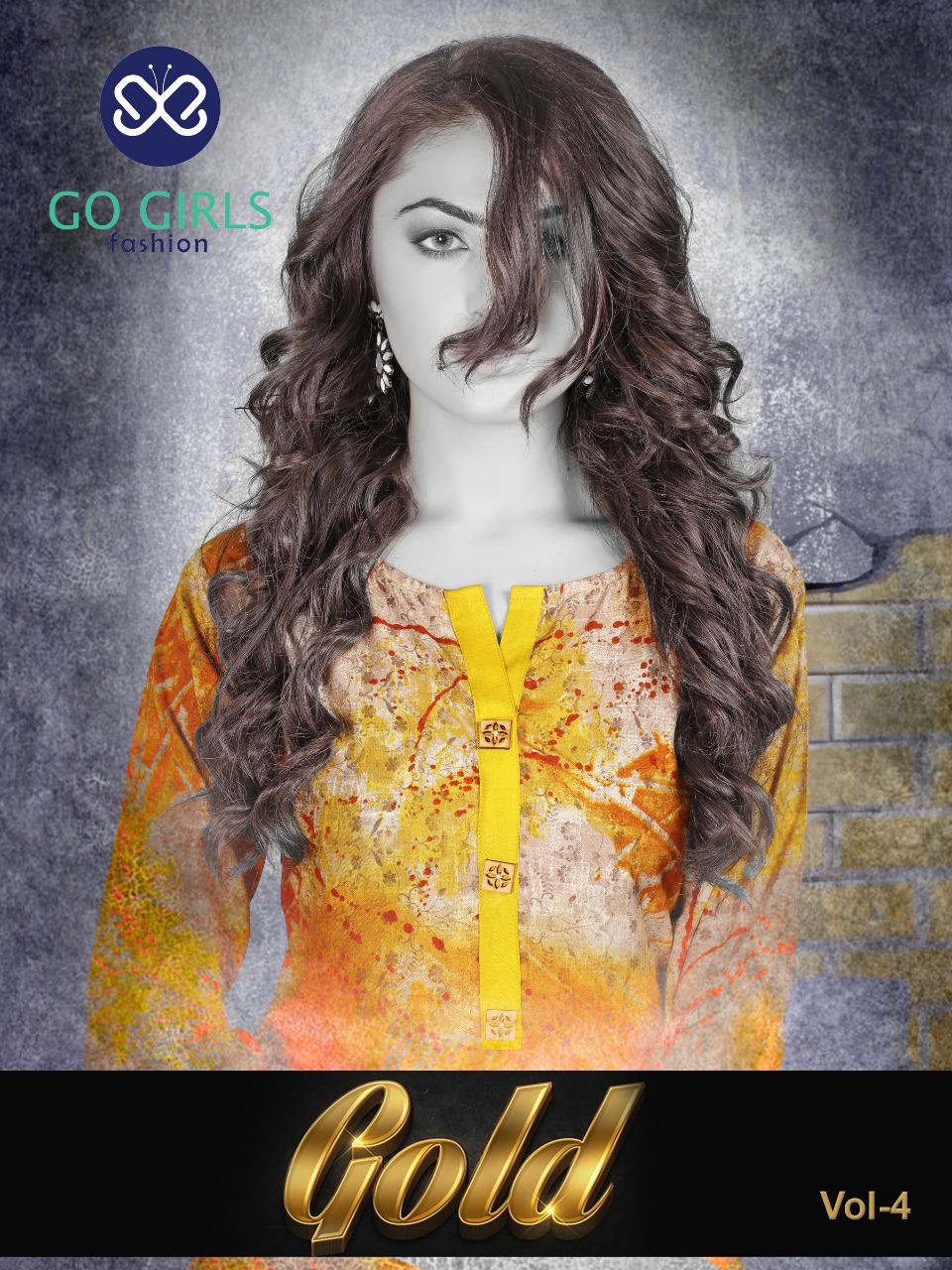 Gold By Go Girls Fashion 101 To 109 Series Beautiful Colorful Stylish Fancy Casual Wear & Ethnic Wear & Ready To Wear Rayon Kurtis At Wholesale Price