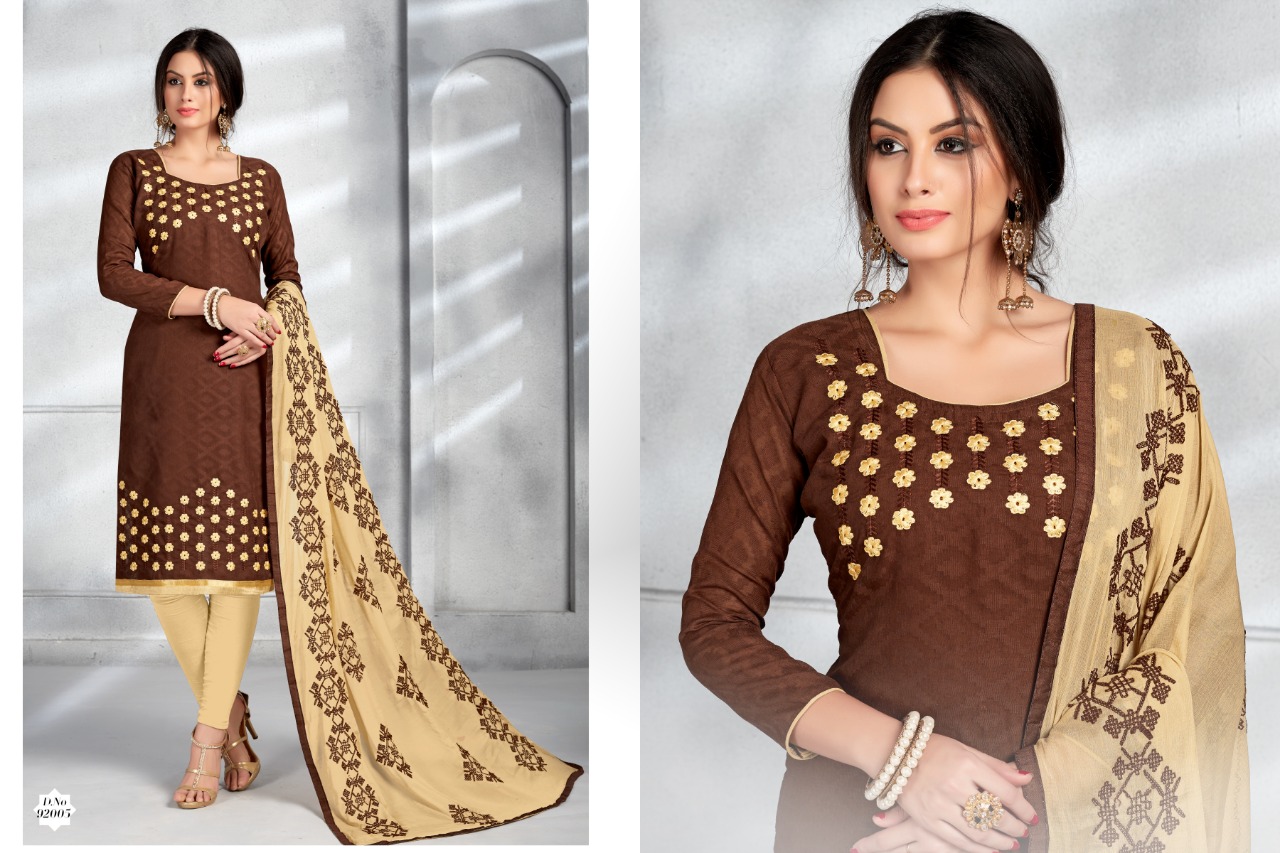 Gold Vol-92 By B.g Impex 92001 To 92012 Series Beautiful Suits Stylish Fancy Colorful Casual Wear & Ethnic Wear Collection Modal Silk & Cotton Jacquard Embroidered Dresses At Wholesale Price
