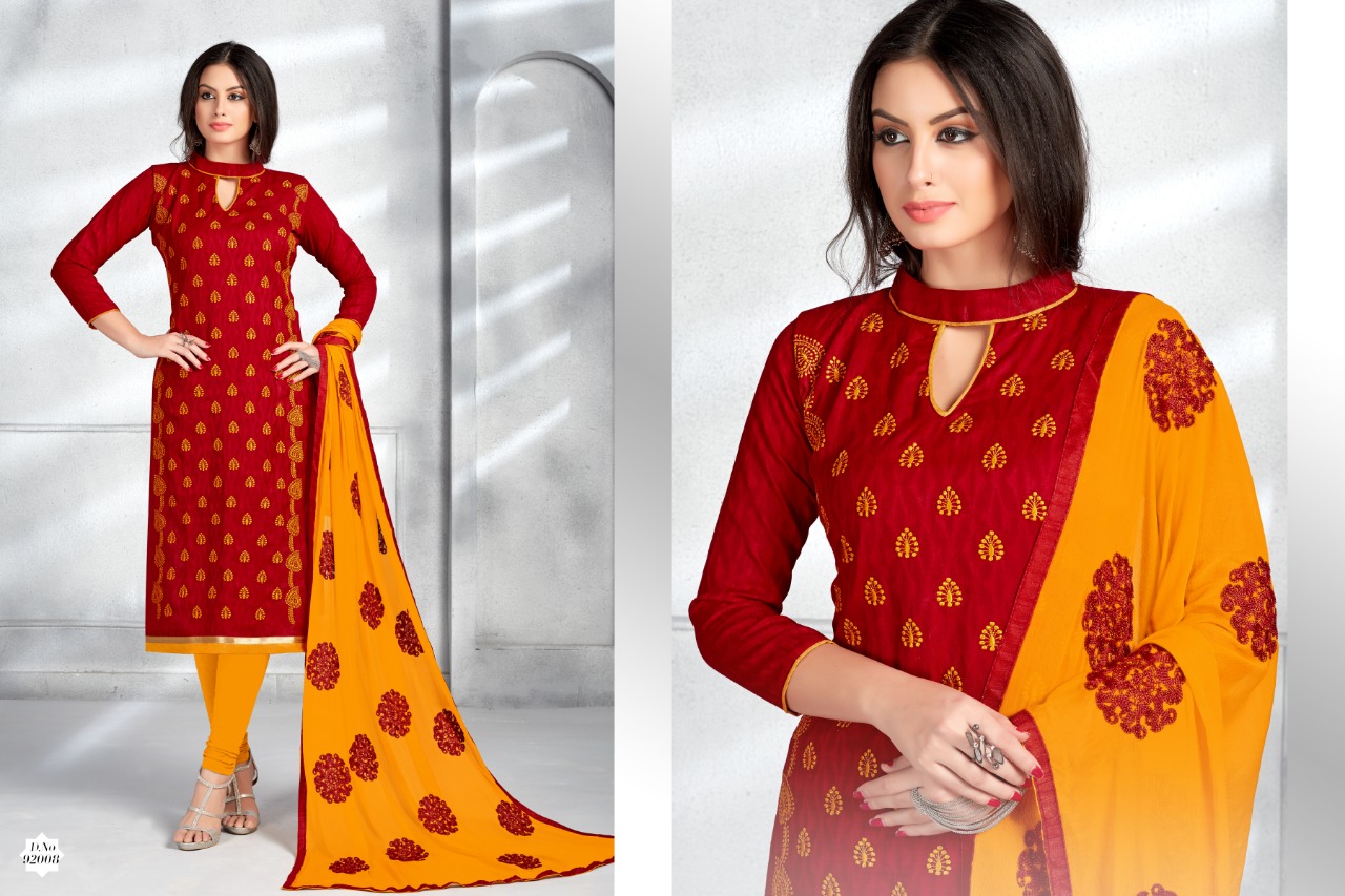 Gold Vol-92 By B.g Impex 92001 To 92012 Series Beautiful Suits Stylish Fancy Colorful Casual Wear & Ethnic Wear Collection Modal Silk & Cotton Jacquard Embroidered Dresses At Wholesale Price