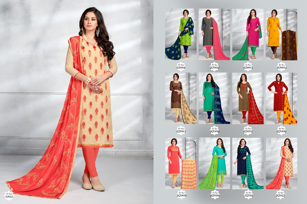 Gold Vol-92 By B.g Impex 92001 To 92012 Series Beautiful Suits Stylish Fancy Colorful Casual Wear & Ethnic Wear Collection Modal Silk & Cotton Jacquard Embroidered Dresses At Wholesale Price