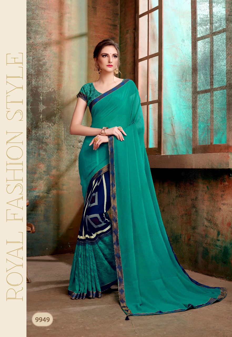 Golden Jhumke Vol-18 By Kodas 9948 To 9959 Series Indian Traditional Wear Collection Beautiful Stylish Fancy Colorful Party Wear & Occasional Wear Heavy Dani Printed Sarees At Wholesale Price
