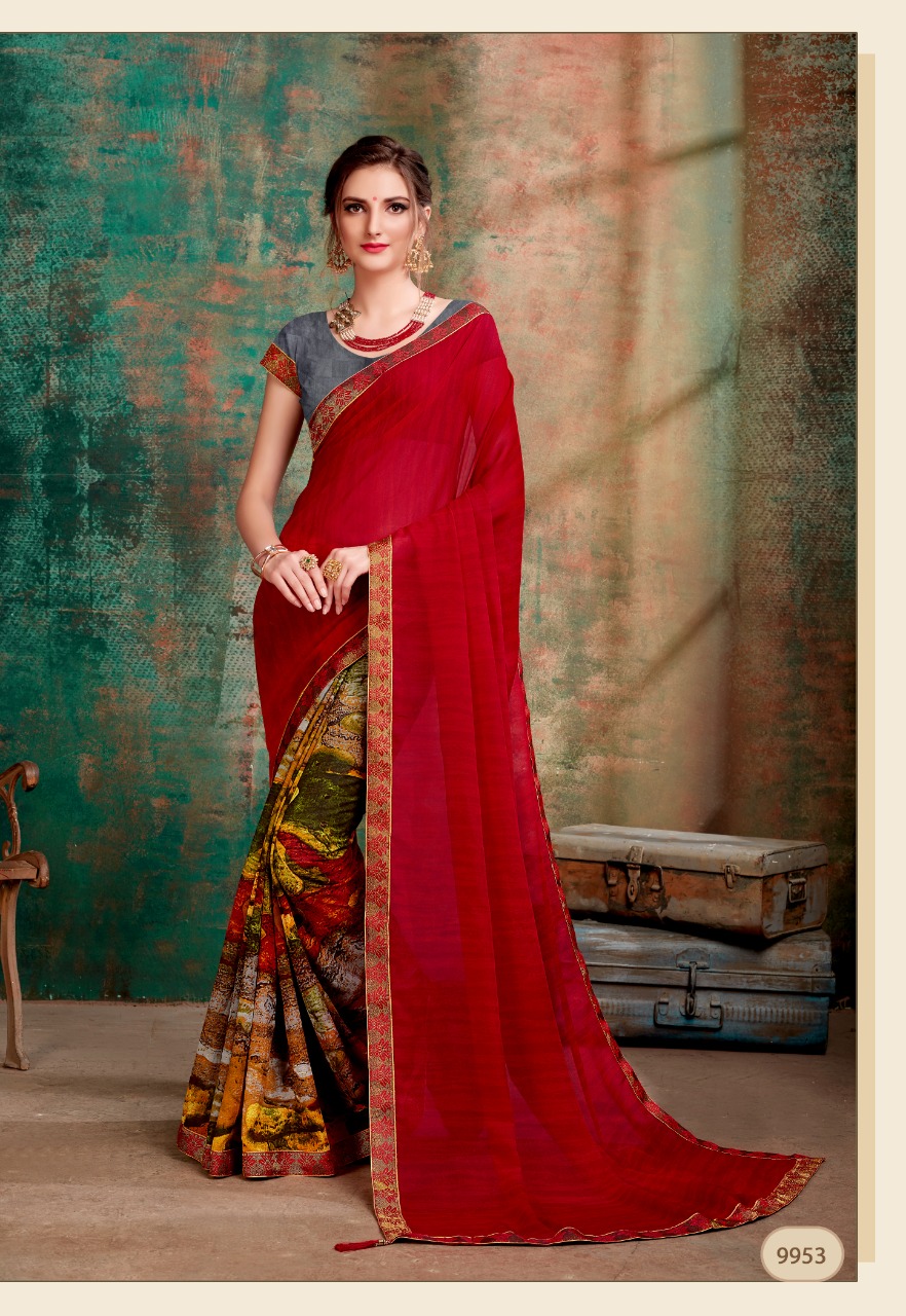 Golden Jhumke Vol-18 By Kodas 9948 To 9959 Series Indian Traditional Wear Collection Beautiful Stylish Fancy Colorful Party Wear & Occasional Wear Heavy Dani Printed Sarees At Wholesale Price